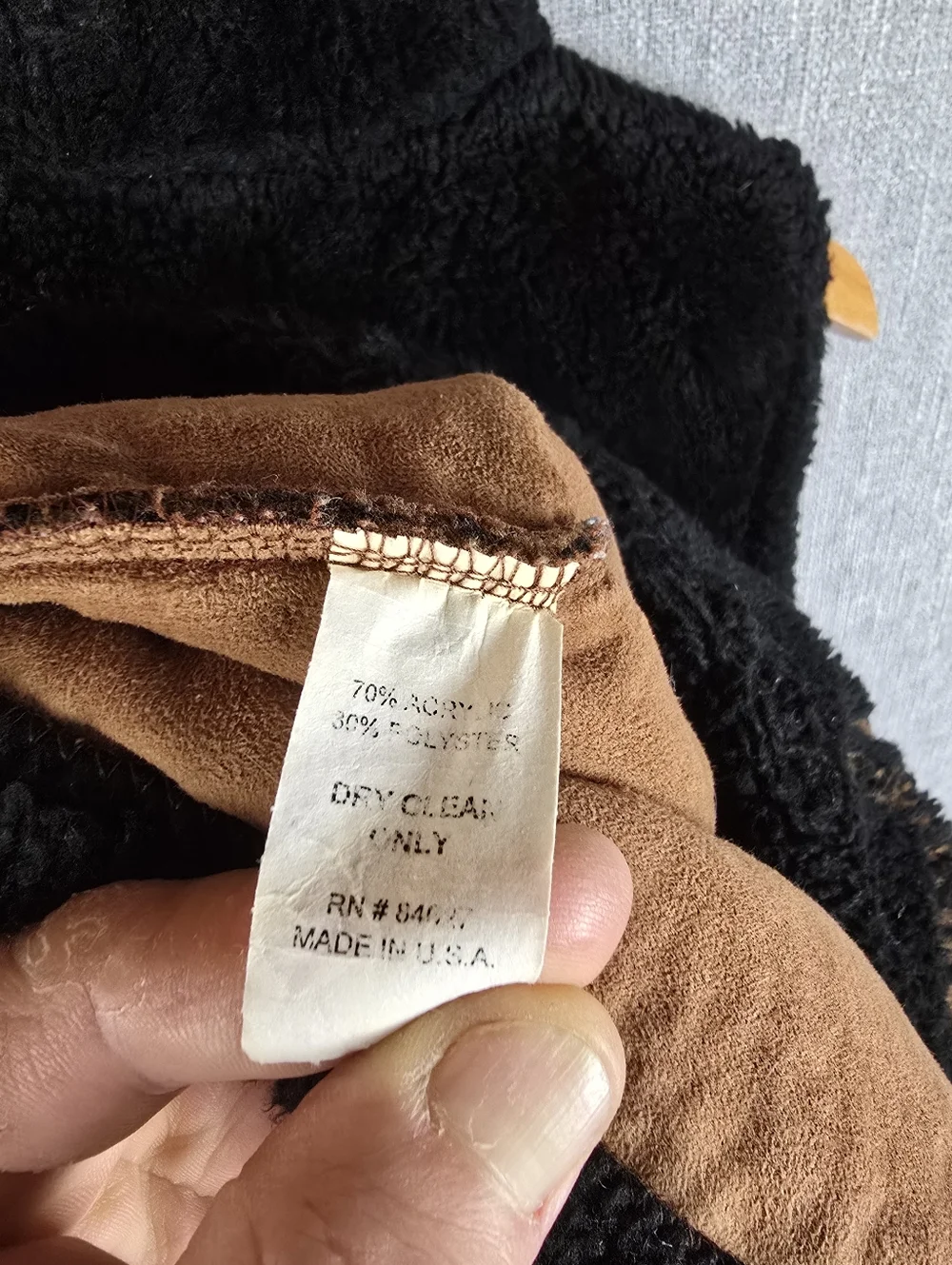 Bear Ridge Outfitters Black/Tan Vest Vintage Womens Sz S Made In U.S.A. - Picture 5 of 5